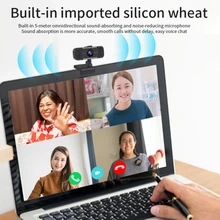 1080p webcam de negócios com capa de privacidade com microfone embutido usb completa de alta definição da câmera do computador web plug & play