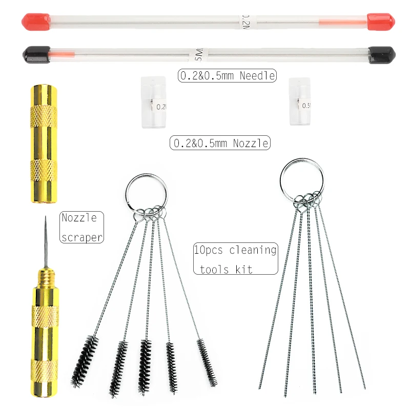 1 Set Accessories Onnfang, беспроводной воздушный компрессор, портативная аэрография 0,3& 0,2& 0,5 мм, пистолет-распылитель для макияжа, модель торта, автомобильный распылитель для наполнения водой - Цвет: 1 Set Accessories