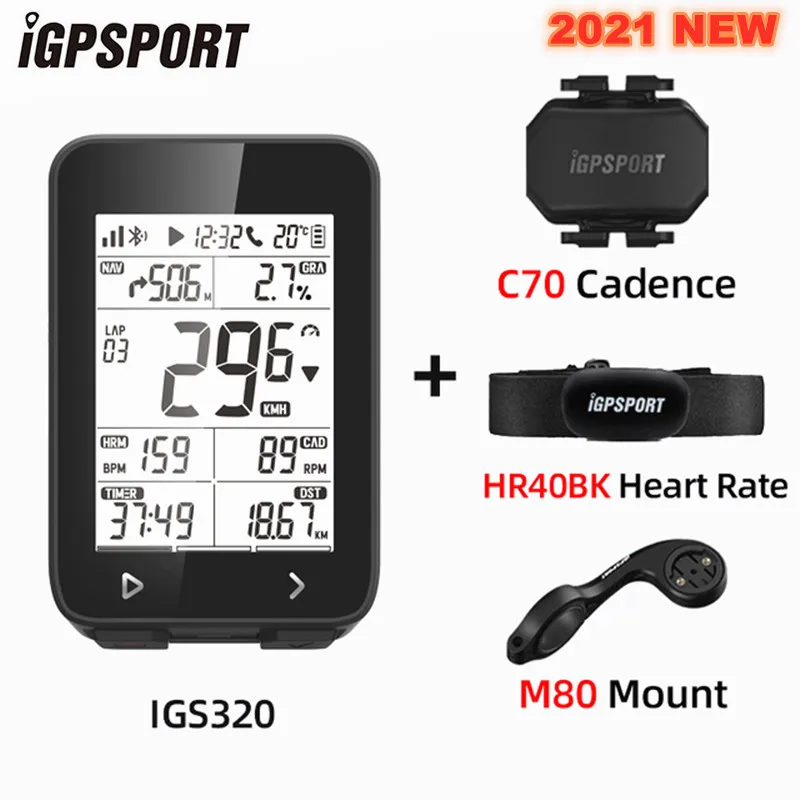 New Igpsport Igs320 Computer Ipx7 Blu5.0 Ant+ Gps Cycling Computer