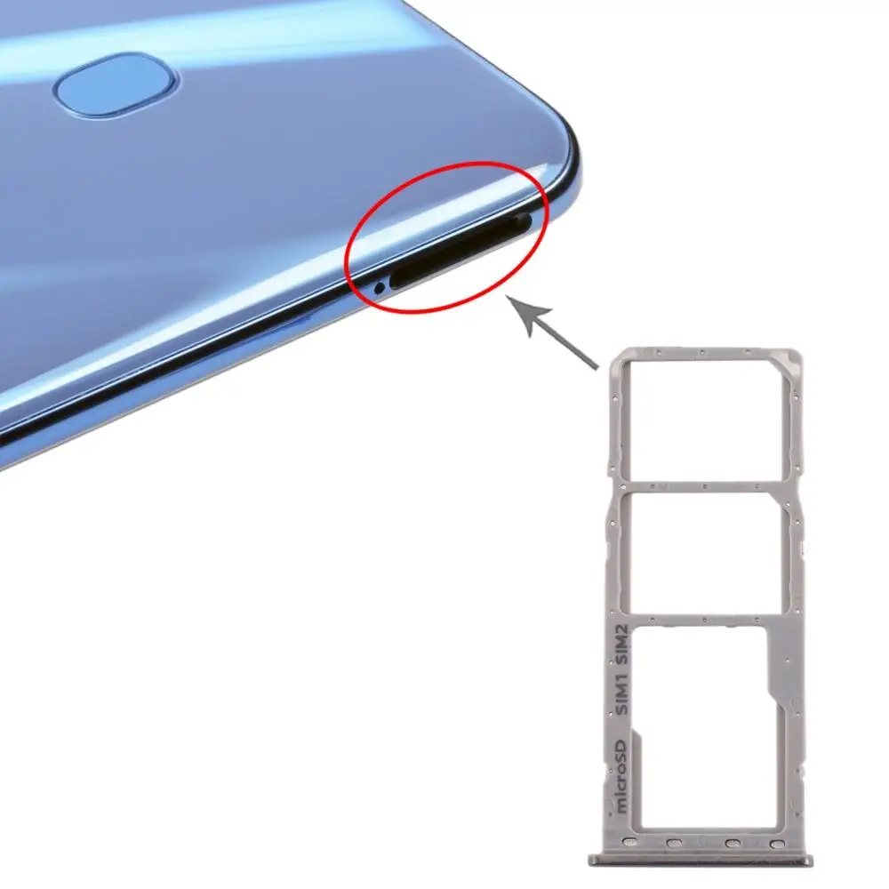 Лоток для sim-карт+ лоток для карт памяти Micro SD для Galaxy A20 A30 A50