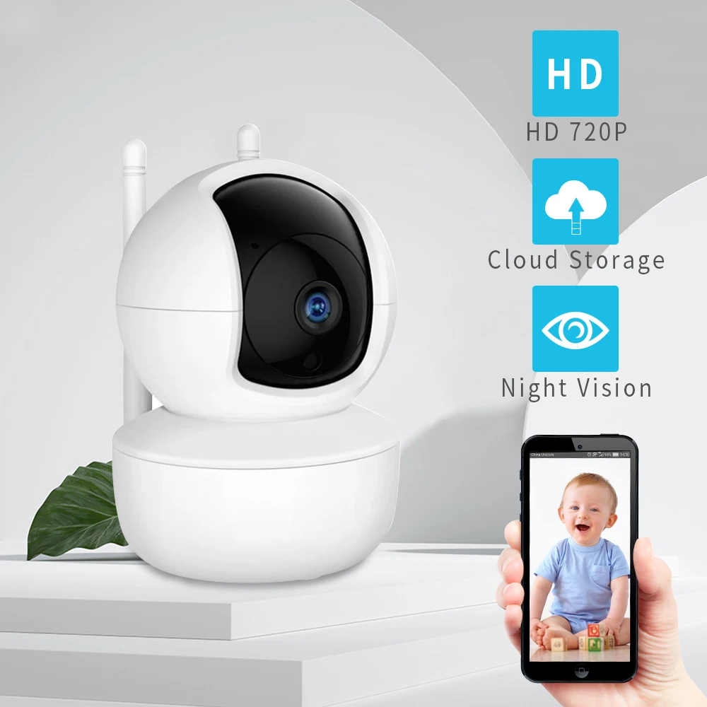 1MP IP Camera Security Camera WiFi Wireless CCTV Camera Surveillance IR Night Vision P2P Baby Monitor Pet Wifi Camera 720P