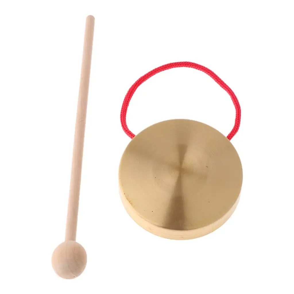 Hand Gong Chinese Traditional Musical Instrument Toy Cymbal Educational Toys