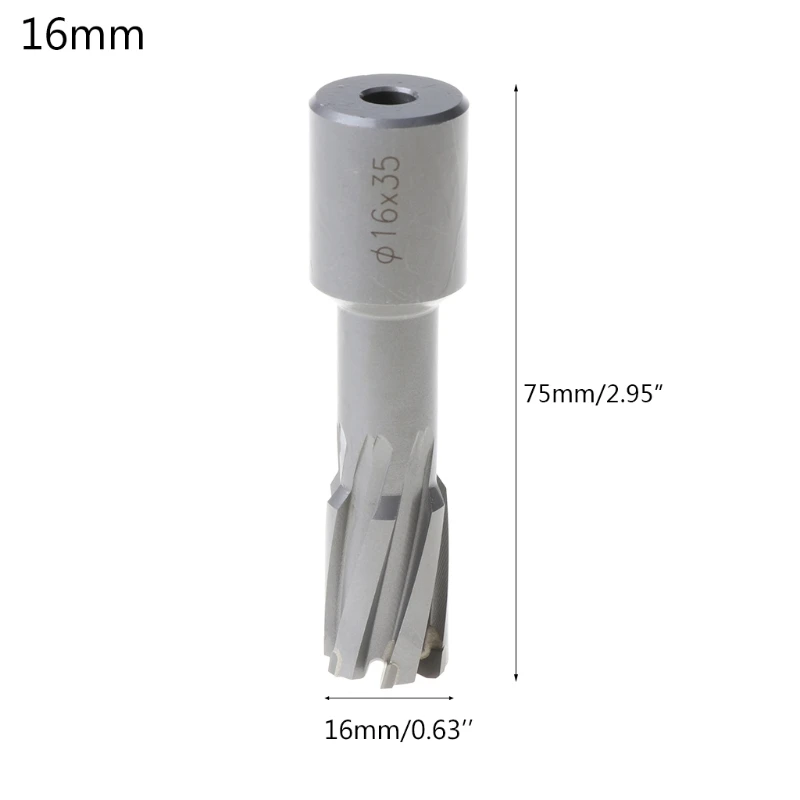 

Hole Saw Carbide Tip Coring Magnetic Drill Bit for steel Carbide Metal Cutter 91AD