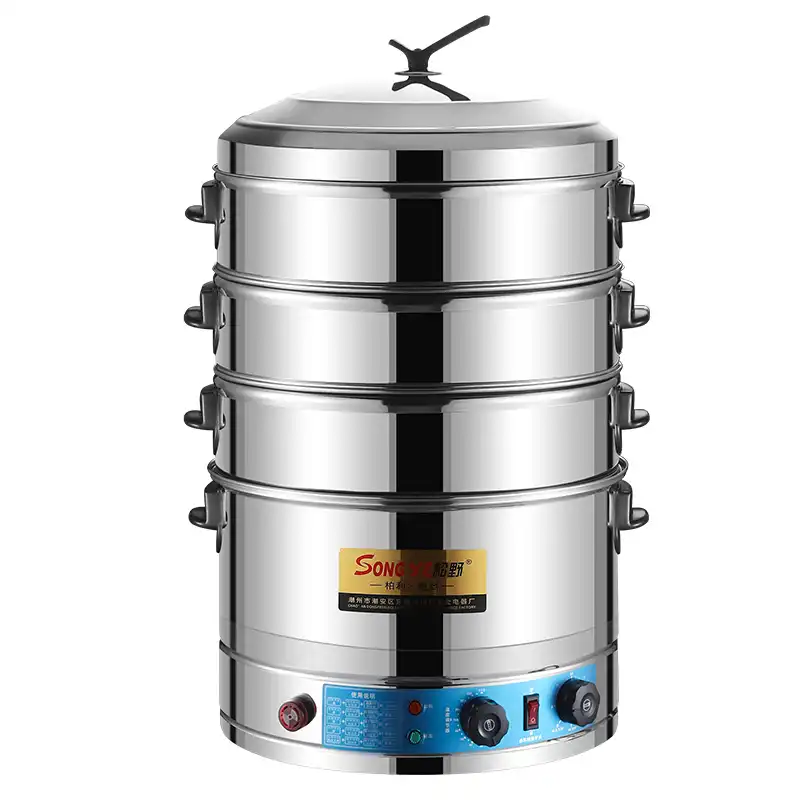 Commercial Steamed Rice Roll Machine 4000W Large Power Electric Steam