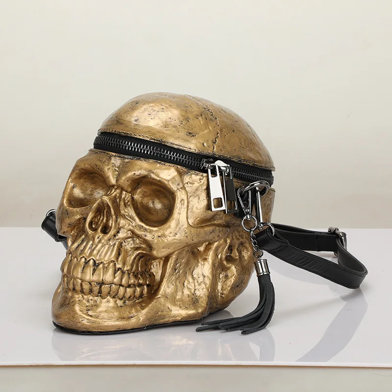 2020 Brand New Design Black Ghost Bag Women Unisex Large Skull Head Silica Gel Tote Shoulder |