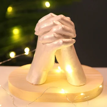 

3D Handmade Mini Handprints Footprints Model Powder Gifts Mold DIY Hand Foot Casting Kit Clone Powder Set TB Sale