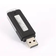 Flash-Drive Dictaphone Recording Audio Digital Portable Mini-Usb 70hr 16GB/8GB