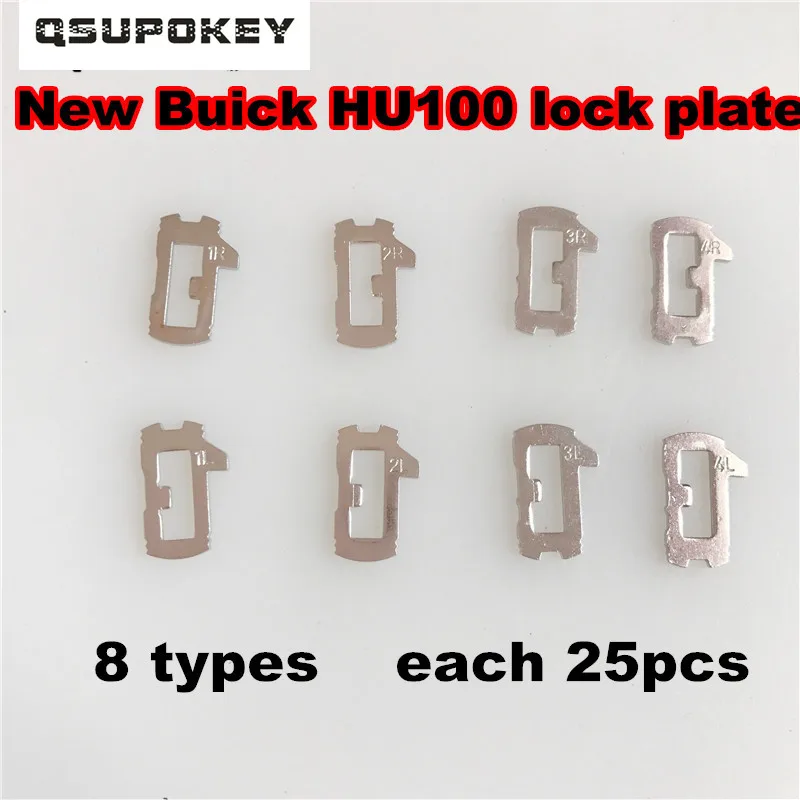 

20New 200pcs/lot HU100 Car Lock Reed Locking Plate For Chevrolet/Ma Rui bao/Cruze/Camaro Buick New Regal LaCrosse GL8 Each 25pcs