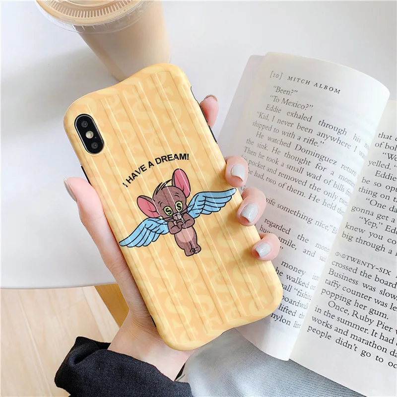 Горячая Япония мультфильм Том Джерри для Iphone X XS чехол ТПУ телефон чехол s для Iphone 11 6S 11 Pro Max 7 8 чехол