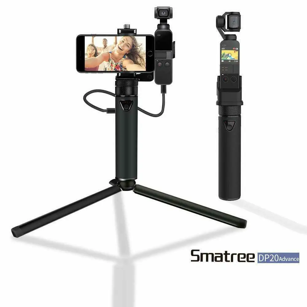  Smatree 5000 mAH Portable Charger for DJI OSMO Pocket 5000mAh with Tripod and Holder Set for iPhone