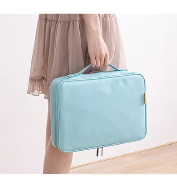 

Certificate Collection Home Ownership Large Capacity Multi Function Passport Ticket File Account Storage Bag 34*33*6cm