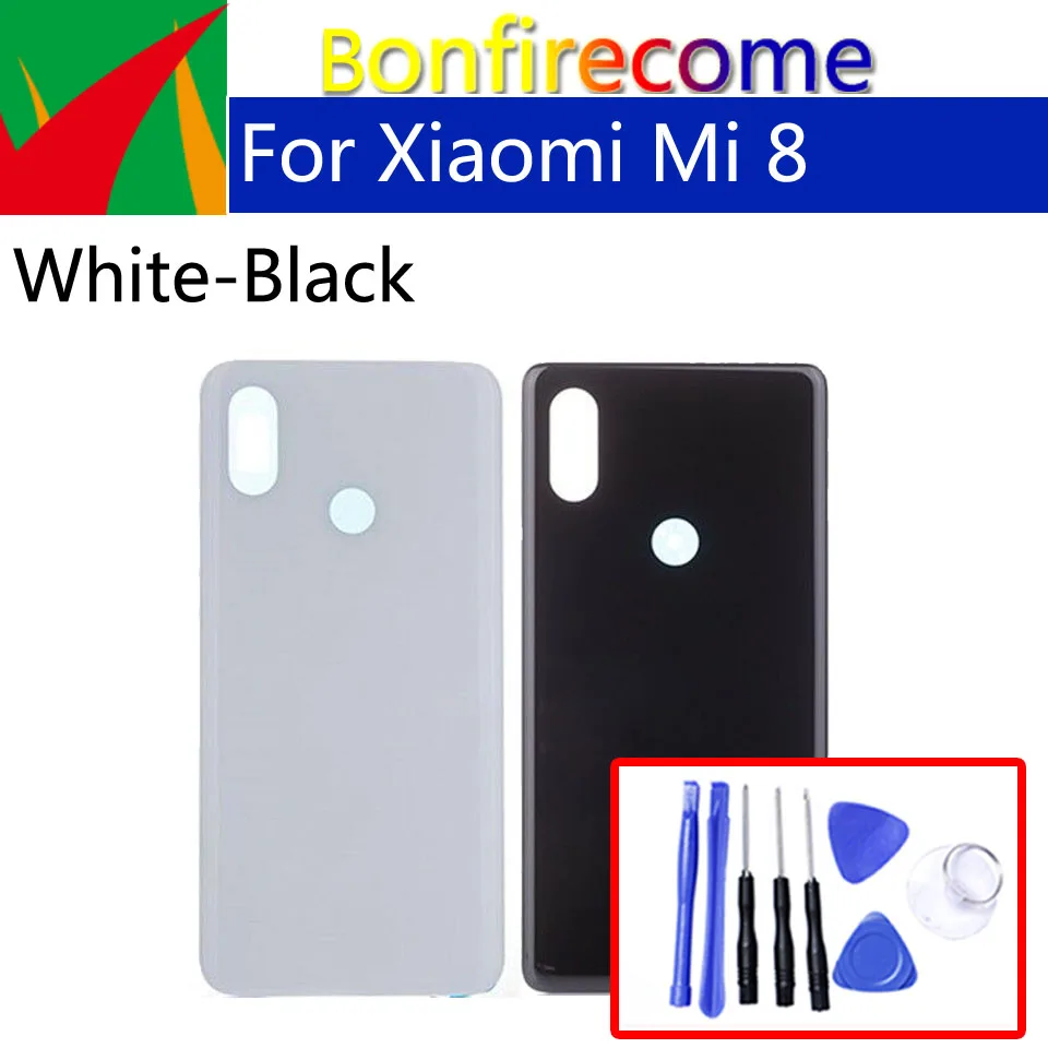 Задняя крышка батарейного отсека из 3D стекла для Xiaomi Mi8 Mi 8 M8 задняя корпуса