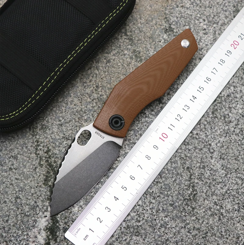 Складной нож STR многофункциональный Клинок с медной прокладкой и лезвием из