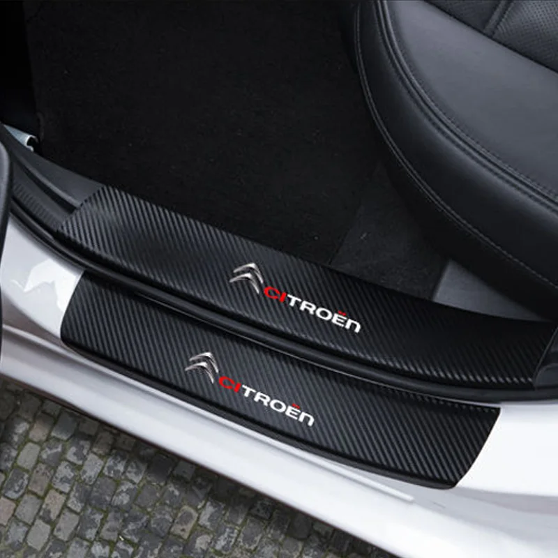 

Car threshold bar Car welcome pedal Anti-tread decorative sticker modification For Citroen Aircross C5 C4 C4L C6 Elysee C3-XR
