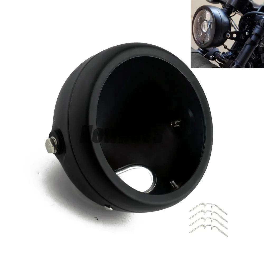 Мотоцикл 5 3/4 &quot5 75 дюймов наружный корпус светодиодный налобный фонарь крышка