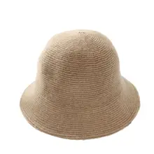 Женская элегантная одежда, вязанная теплая шапка, шерстяная шапка, зимняя Складная шапка, 95AB