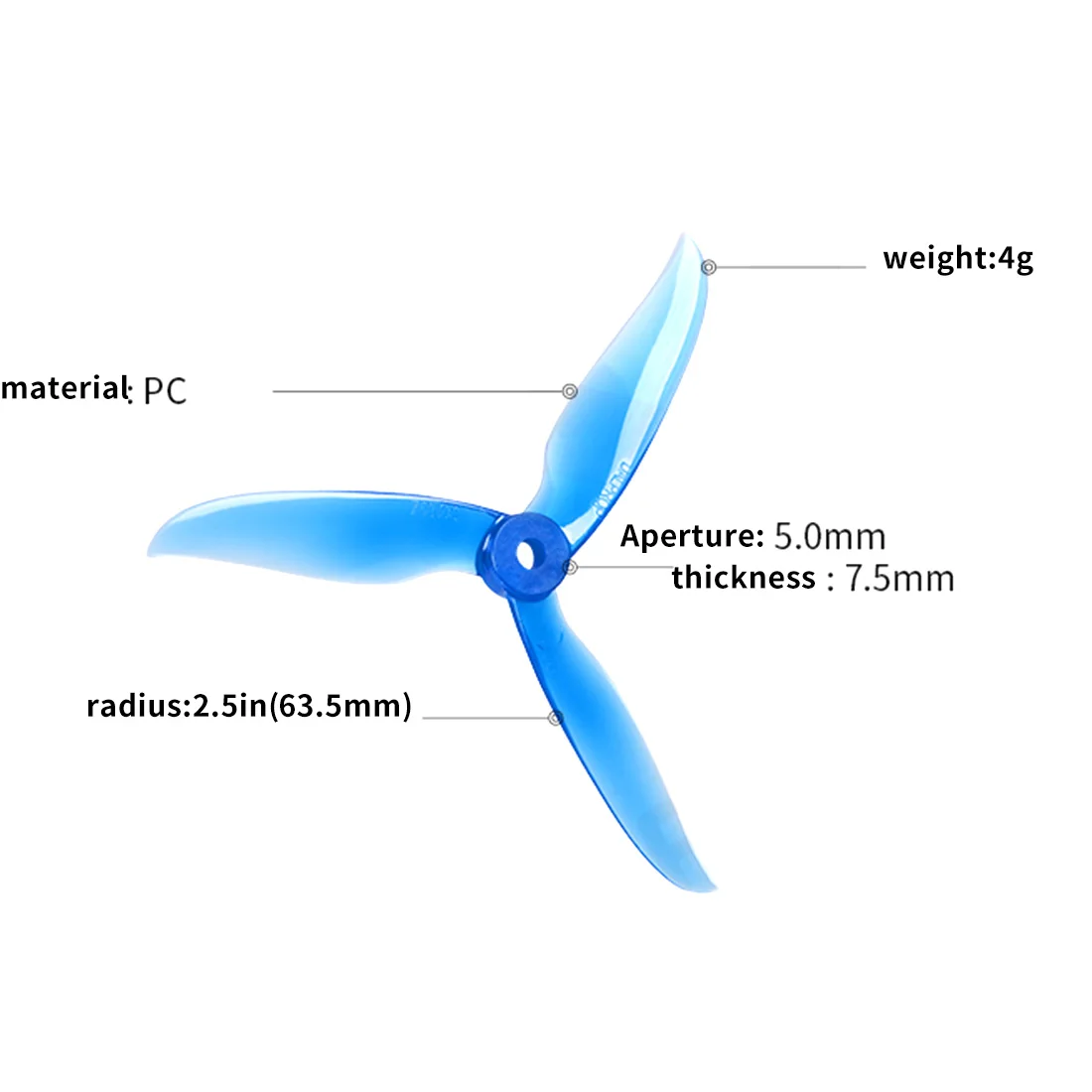 12 пар 24 шт. обновленный пропеллер DALPROP CYCLONE T5040C PRO 5040 Pro 5x4x3 3-paddle frestyle Propeller CW CCW для гоночного дрона FPV