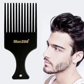

Blue Men Vintage Wide Teeth Oil Head Back Aircraft Comb Hair Styling Tool It has these functions: straighten, trim and