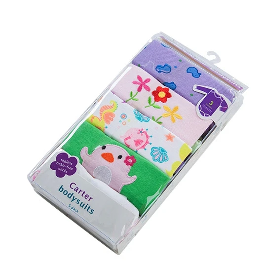 5 шт. с мотивами из мультфильмов для новорожденных Детский комбинезончик