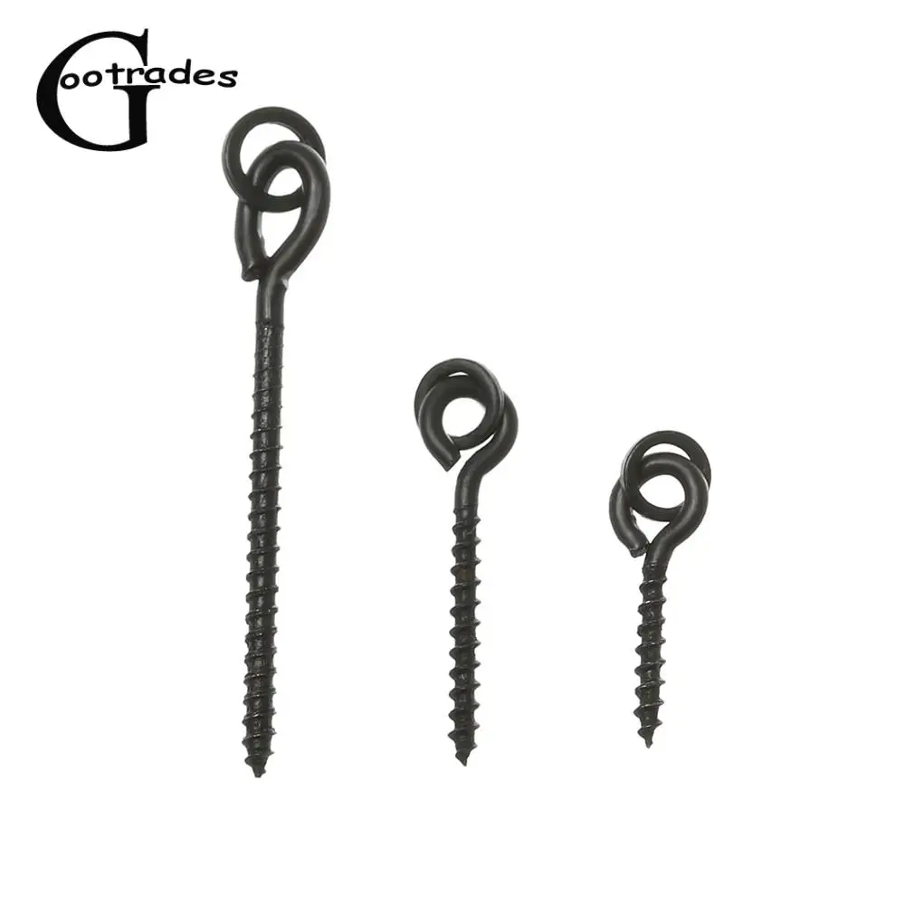 20 piezas de pesca Chod tornillo Boilie con anillo Pop Peg de titular de tope para cebo Terminal Tackle 12mm/16MM/26mm