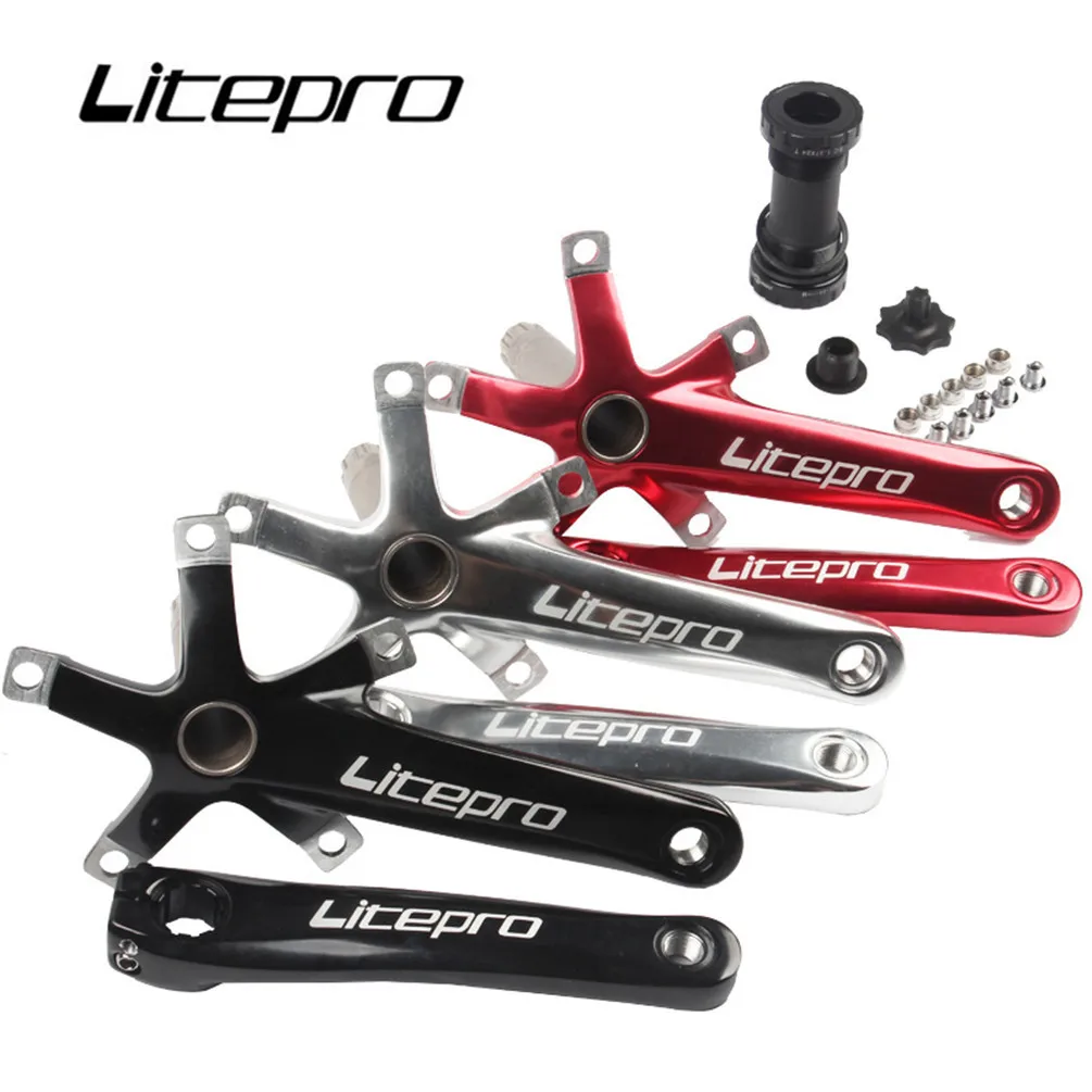 2022new Litepro Folding Bicycle Crank Aluminum Alloy 170mmhollow