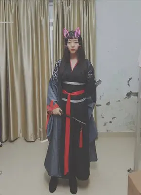 Wei Wuxian Косплей Костюм Mo Xuanyu Mo Dao Zu Shi ТВ сериал Lan Zhan Косплей неприрученный Yiling патриарх для человека - Цвет: 4
