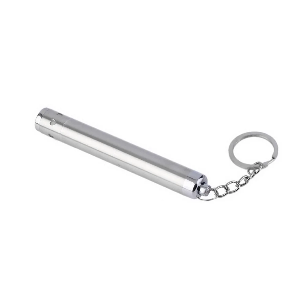2019 1pc Round Moon Shape Aluminium Alloy Mini LED Flashlight Torch Lights Keychain