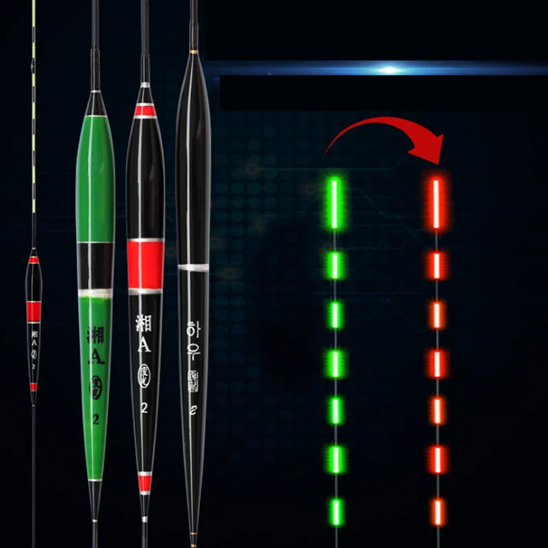 

3 Pcs Smart Fishing Float LED Light Night Luminous Floats Gravity Automatically Remind B2Cshop