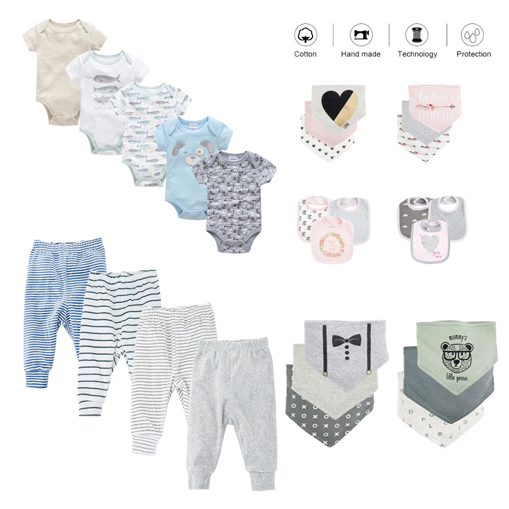 Комплект одежды для новорожденных мальчиков Honeyzone ropa para bebe штаны из