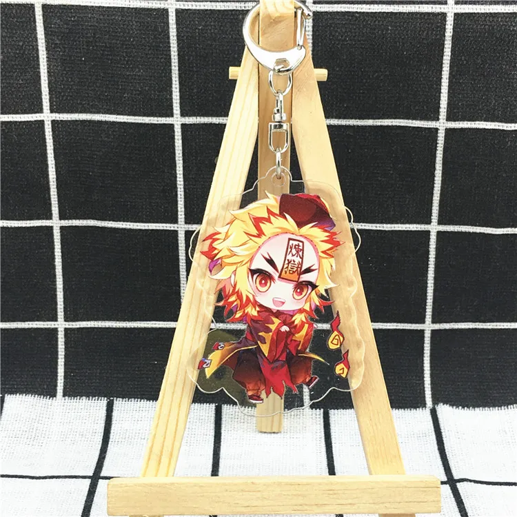 Kamado Tanjirou, брелок, аниме, акриловый брелок, милый, забавный, для женщин, детей, мужчин, девочек, Demon Slayer, Kimetsu No Yaiba