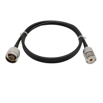 

0.5m 1m 2m 3m 5m 8m 10m 15m RF Coaxial Cable N Male to UHF SO239 Female LMR200 Antenna Extension Cable PL259 Pigtail Connector