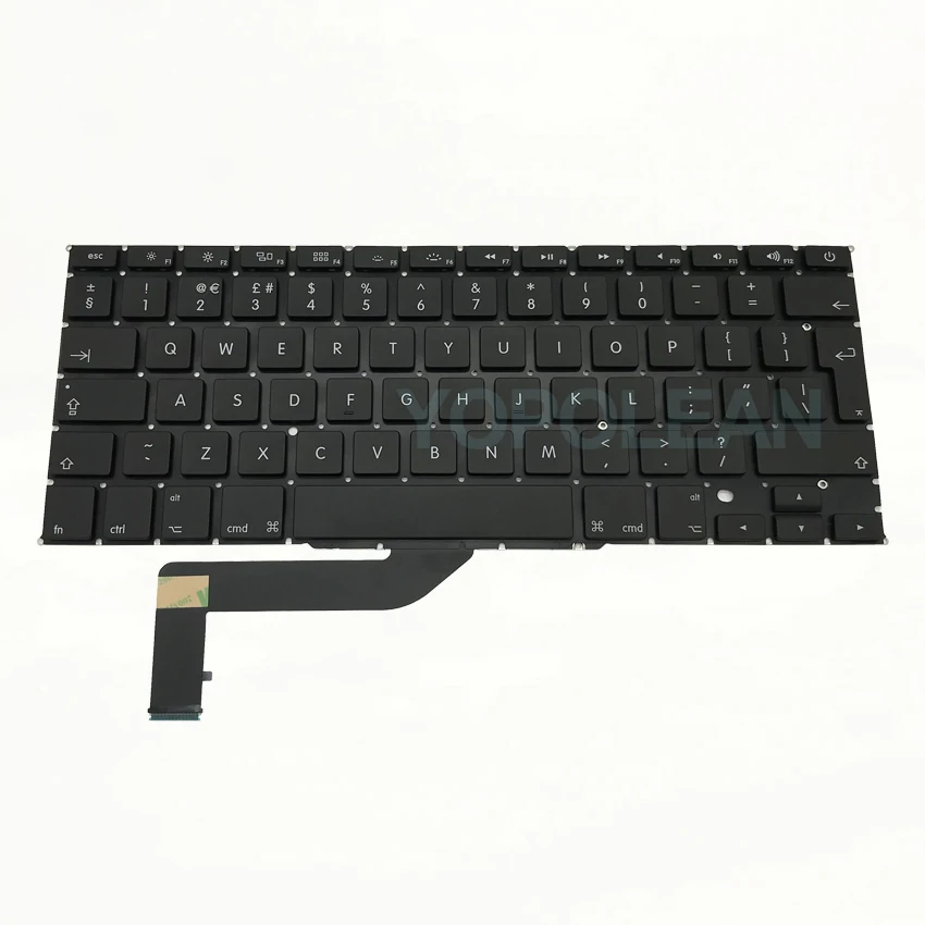 5 шт. A1398 британский английский Клавиатура для MacBook Pro retina 15 дюймов 2012- лет