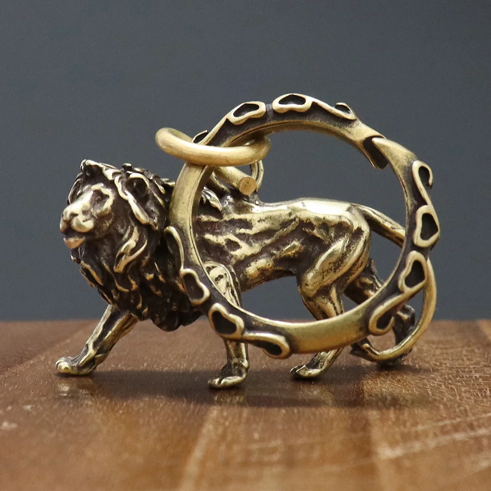lion king keychain pendant brass (13)