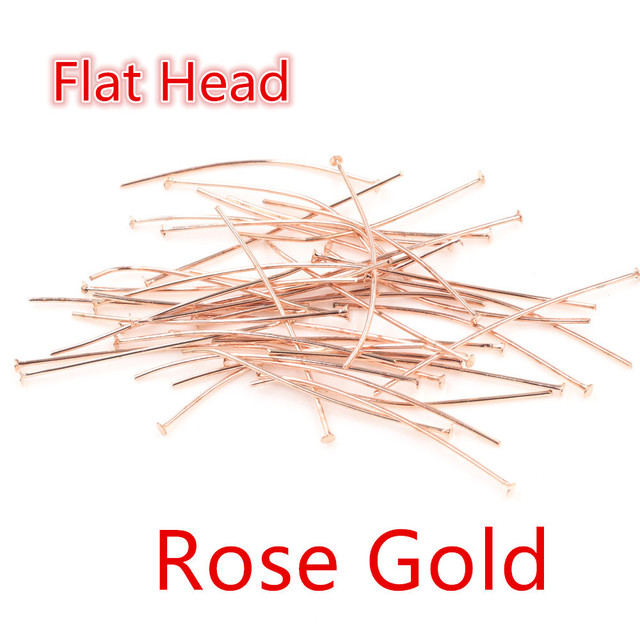 16 20 25 30 35 40 45 50mm Flat Head/Ball Head/Eye Head Pins Metal Headpins For Jewelry Findings Making DIY Supplies