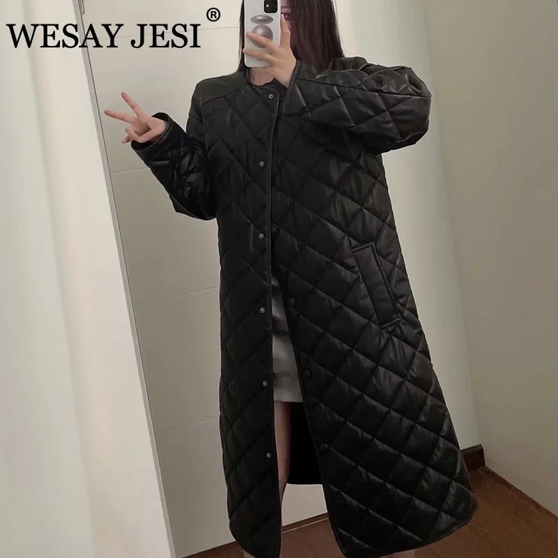 日本特販 女性のための合成皮革の冬のジャケット 長袖のシングルブレストコート エレガントで暖かい服 不定期特価 Medtech Tinderpoint Com