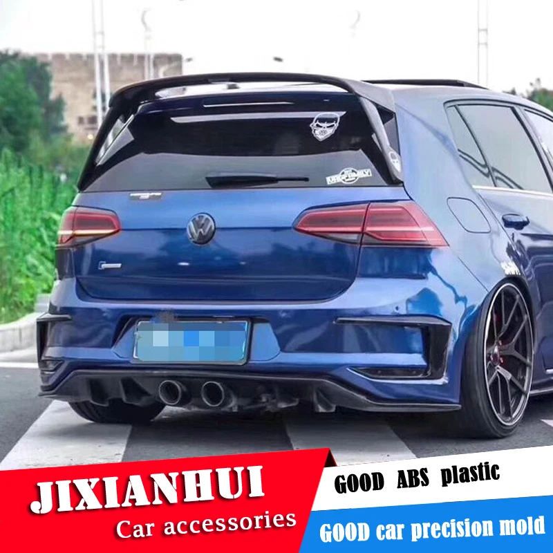 Спойлер для Golf 7 5 GTD MK7 2014-2018 Volks wagen GOLF спойлер из АБС-пластика заднее крыло