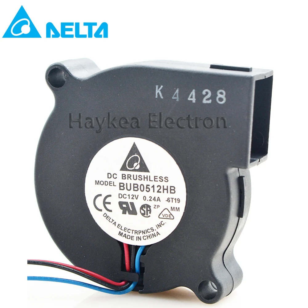 Новинка для delta BUB0512HB 5 см 5015 вентилятор Центробежная турбина охлаждающий 12 В
