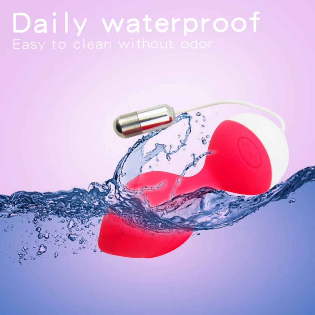 Remote Control Powerful Vibrating Pulsing Vaginal Tightening Stimulating Training Kegel Ball Exerciser Massager Masturbator