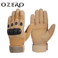 OZERO Tactical Army Military Gloves Hard Knuckle Full Finger Motorcycle Gloves For Men Outdoor Cycling Hunting Hiking Camping 1