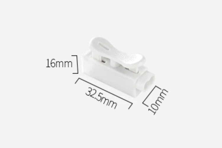 Bloco para Led Fio de Bloqueio Rápida Splice Conector Branco Cabo Elétrico Terminais Strip Conectores Sortidas Casa Ferramentas 180 Pçs - Set 3 bloqueio conector branco cabo elétrico terminais bloco