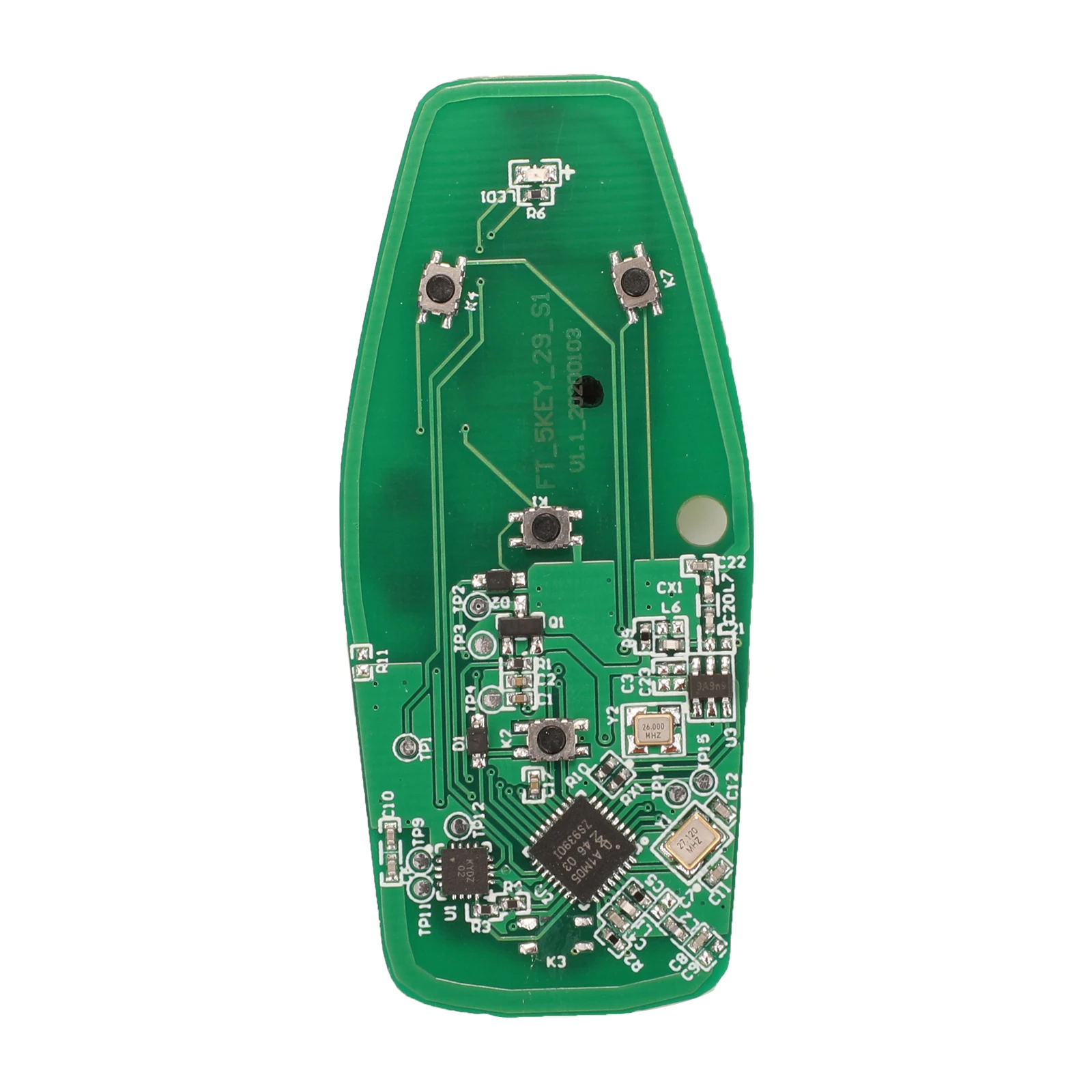 BILCHAVE 433.92/434MHZ ID49 CHIP 4 BUTTONS REMOTE SMART CAR KEY FOB FOR FORD MUSTANG EDGE EXPLORER FUSION MONDEO KUKA