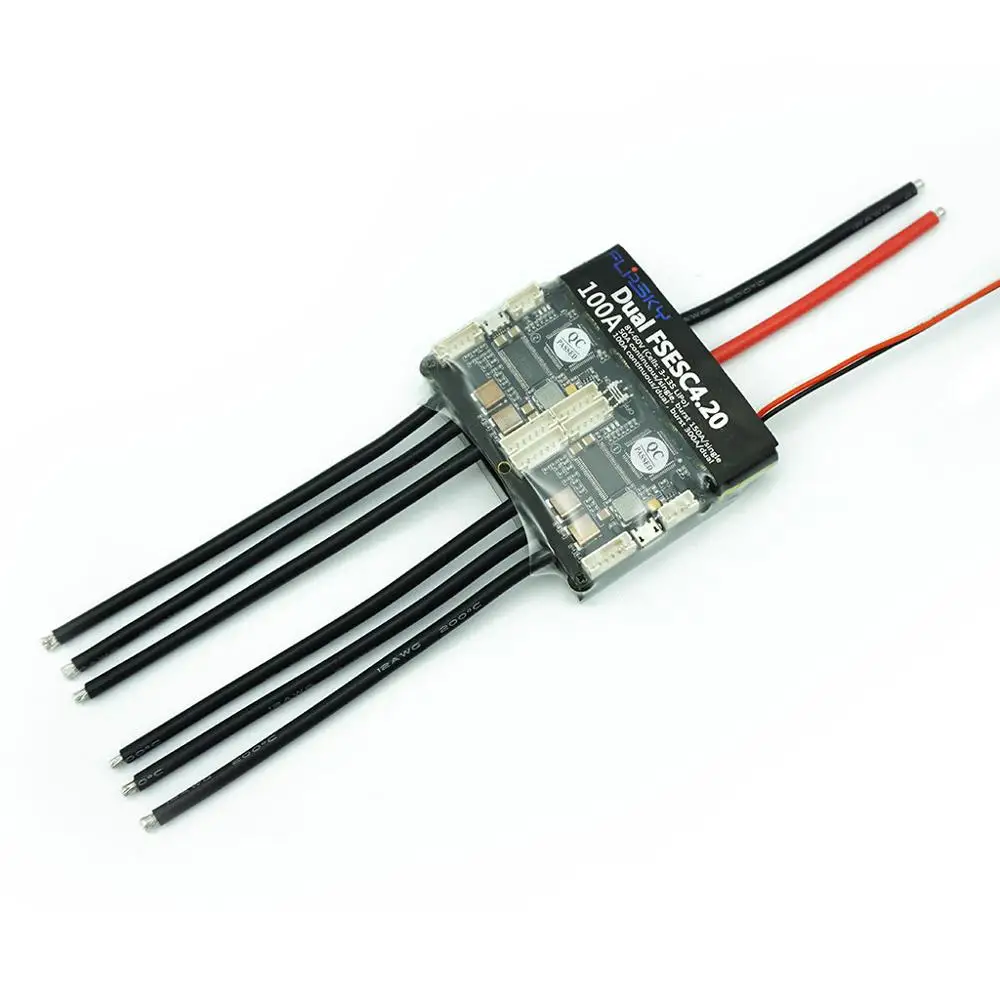 

Electric Speed Controller for E-scooter Dual FSESC4.20 100A (Based on VESC ) with Anodized Aluminum Heatsink Flipsky