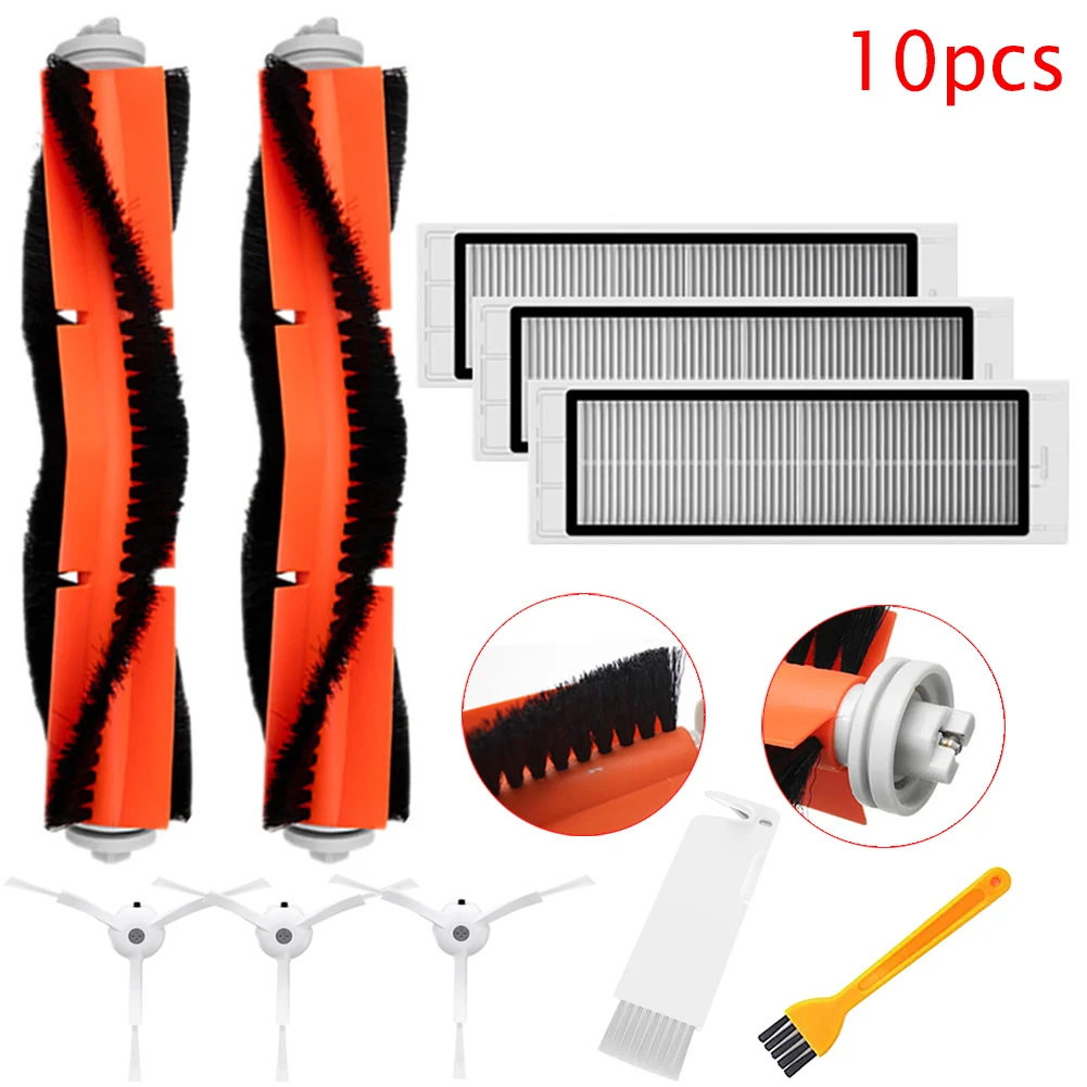 N2 Applicable to 10 Sets Of Stone Sweeper Accessories for Xiaomi MI Robot Vacuum 2 Roborock S50 Vacuum Cleaner Parts Accessories - Цвет: N2