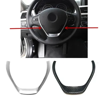 

ABS Chrome Steering Wheel Button Decorative Trim frame Cover Sticker Interior for BMW 1 3 Series F20 F30 F34 3GT 320i 328i 118i