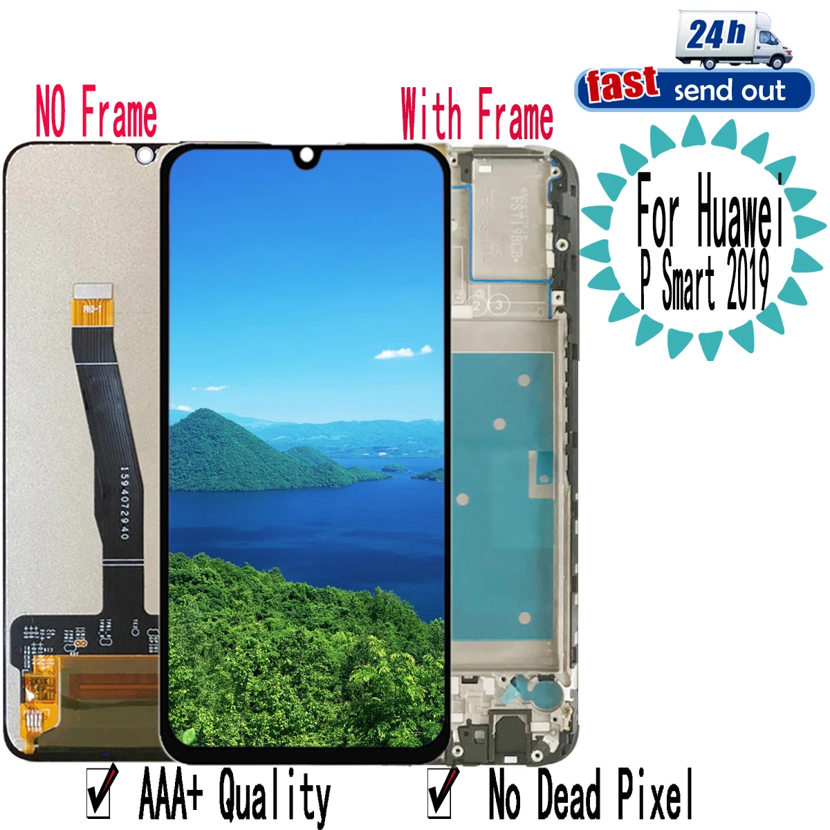 Сменный сенсорный ЖК-экран PSmart2019 6 21 дюйма для Huawei P Smart 2019 | Мобильные телефоны и