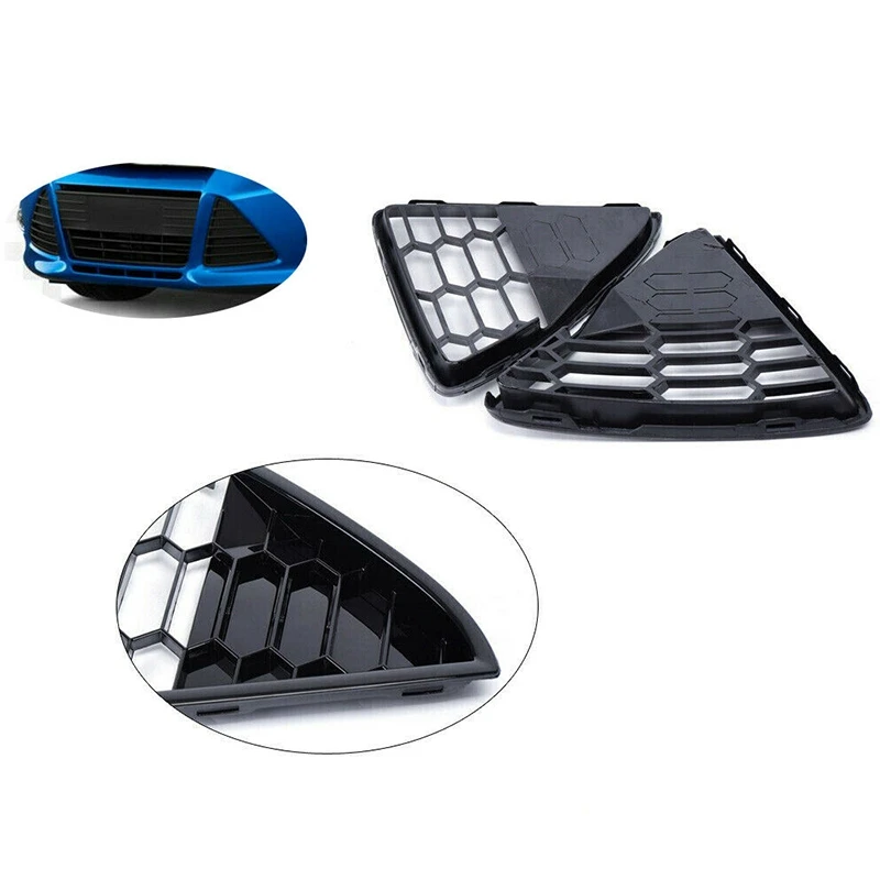 Car Honeycomb Mesh Front Bumper Lower Grill Grille Insert Cover for Ford Focus S/SE 2012 2013 2014 | Автомобили и мотоциклы