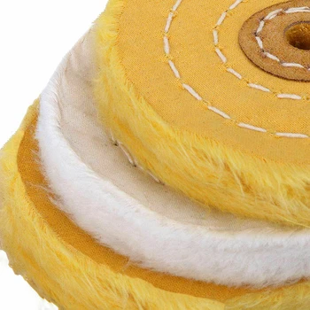 

7 PCS Set Metal Cleaning Polishing Buffing Wheel & Compound Polish Kit For Drill Motorbike Components