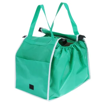 

SHUJIN 1 pc Shopping Bag Foldable Eco-friendly Large Trolley Supermarket Large Capacity Reusable Tote Bag Women Reusable Handbag