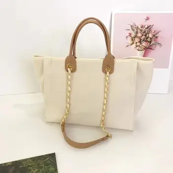 

High-Quality Women Men Handbags Cotton Foldable Reusable Shopping Bag Rubbing Cart Eco Shoulder Organization Bag canvas bag