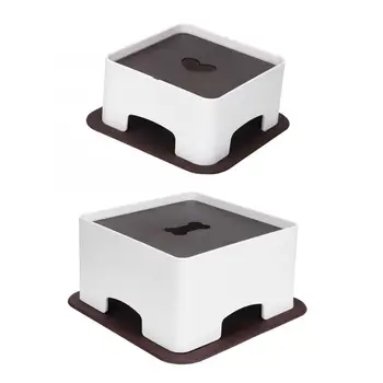 

New Adjustable Plastic Pets Feeding Table with Non-Slip Silicone Pad for Small Pet Dog Dish Feeder Tableware Tools